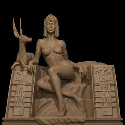 Cleopatra NSFW 3D Printed Miniature Fanart