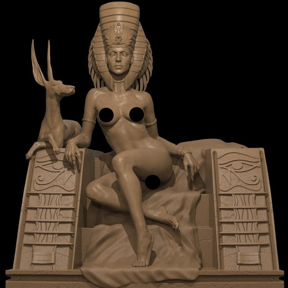 Cleopatra NSFW 3D Printed Miniature Fanart