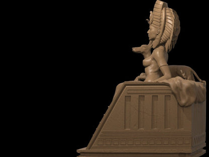 Cleopatra NSFW 3D Printed Miniature Fanart