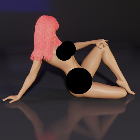 Copy of Carla - Nude 3 | 3D Printed | Fanart | Unpainted | NSFW Version | Figurine | Figure | Miniature | Sexy |
