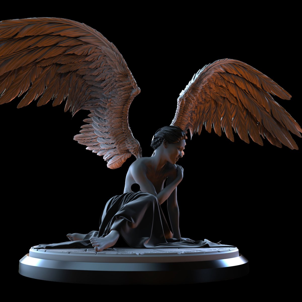 Copy of Judgement Angelic Mary Figure NSFW 3D Printed Miniature Fanart by Ritual Casting