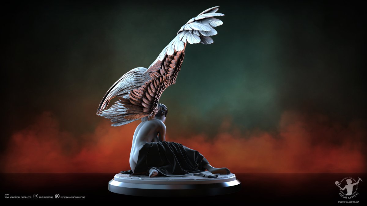 Copy of Judgement Angelic Mary Figure NSFW 3D Printed Miniature Fanart by Ritual Casting