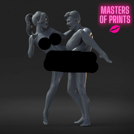 Couple 20 Mature 3d Printed miniature FanArt by Masters Of Prints Collectables Statues & Figurines