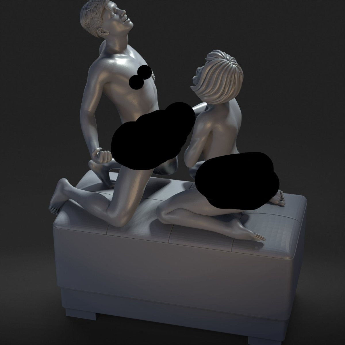 Couple 21 Mature 3d Printed miniature FanArt by Masters Of Prints Collectables Statues & Figurines