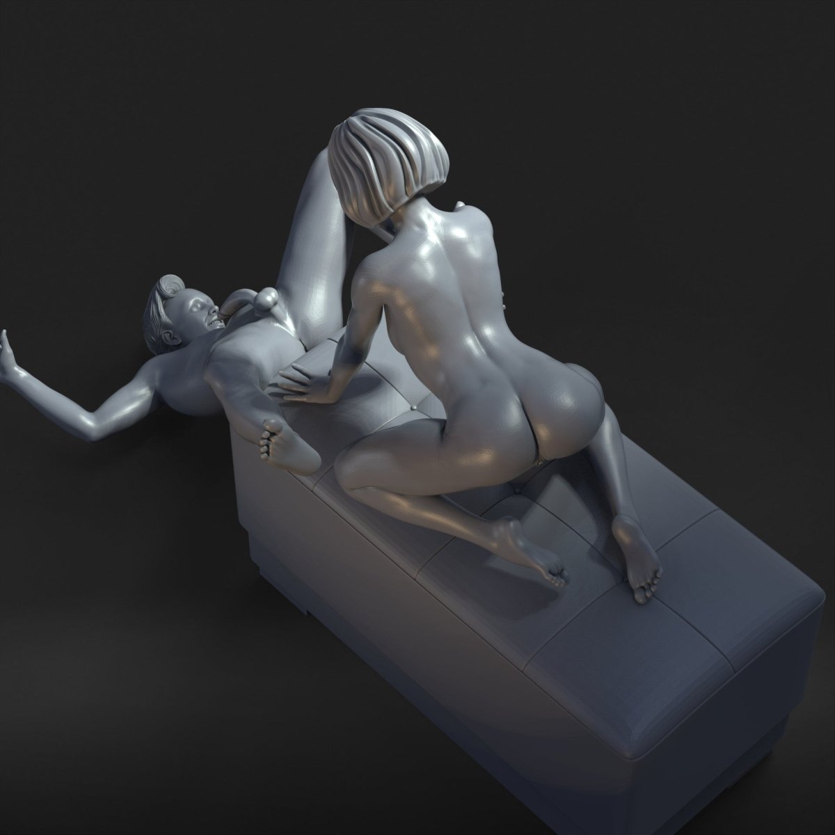 Couple 23 Mature 3d Printed miniature FanArt by Masters Of Prints Collectables Statues & Figurines