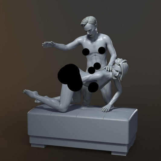 COUPLE SPANK LOVE 1 Naked 3d Printed miniature Resin Collectables Statues & Figurines