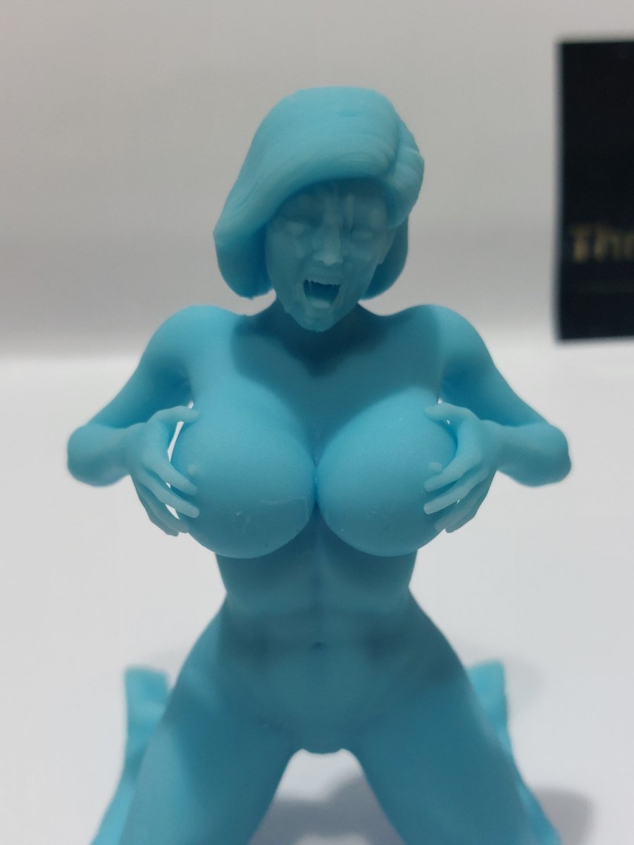 Cum Addicted Girl 1 Sexy Naked 3d Printed Miniature FanArt Resin Unpainted Figure