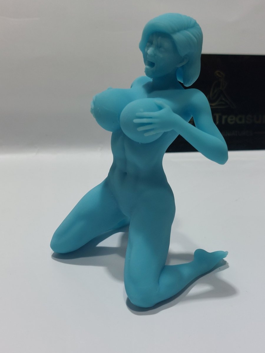 Cum Addicted Girl 1 Sexy Naked 3d Printed Miniature FanArt Resin Unpainted Figure