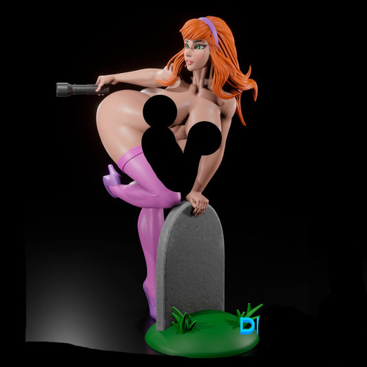Daphne FUTA NSFW Resin Kit: Adult Resin model Naked 3d print