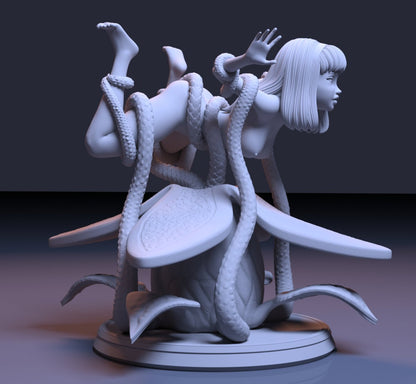 Daphne used by carnivorous plants Naked NSFW 3D Printed Figure Garage Kit Unpainted Resin Miniature