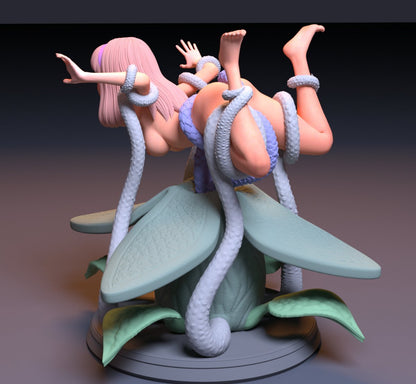 Daphne used by carnivorous plants Naked NSFW 3D Printed Figure Garage Kit Unpainted Resin Miniature