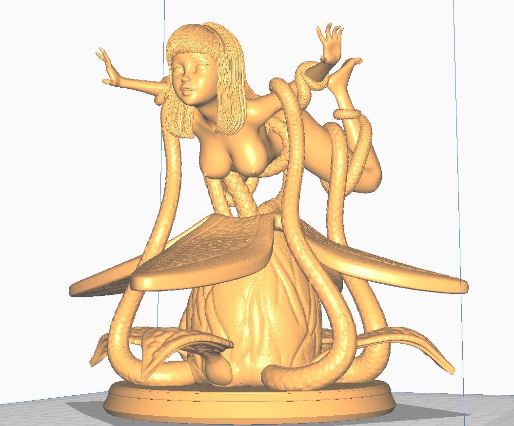 Daphne used by carnivorous plants Naked NSFW 3D Printed Figure Garage Kit Unpainted Resin Miniature