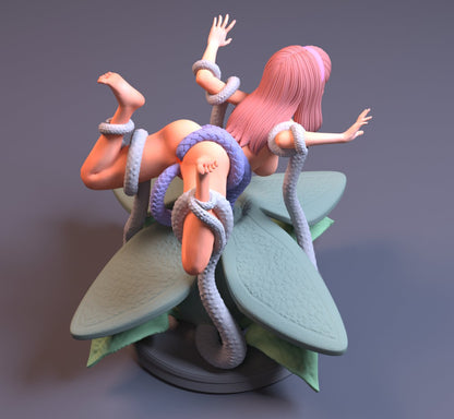 Daphne used by carnivorous plants Naked NSFW 3D Printed Figure Garage Kit Unpainted Resin Miniature