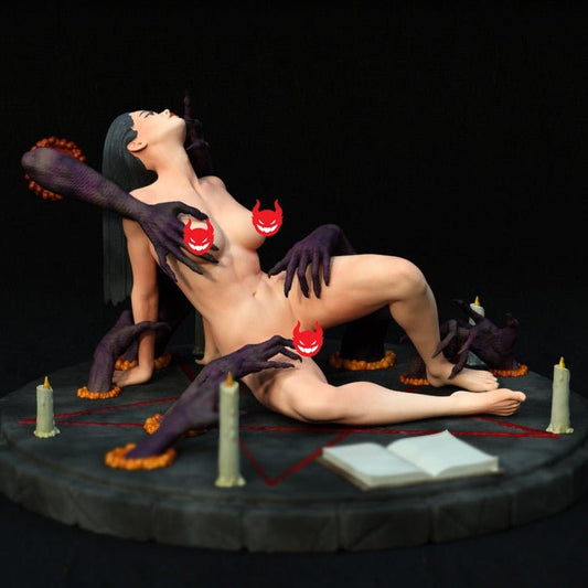 Demon NSFW 3D Printed Miniature FunArt by EXCLUSIVE 3D PRINTS Scale Models Unpainted