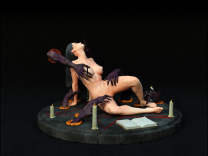 Demon NSFW 3D Printed Miniature FunArt by EXCLUSIVE 3D PRINTS Scale Models Unpainted