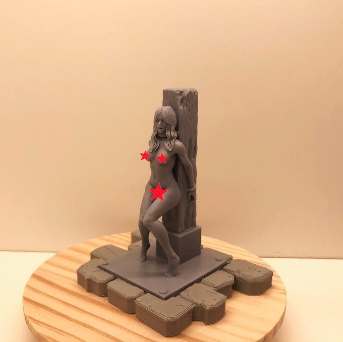 Dungeon of Desire 5 NSFW 3d Printed miniature FanArt by Crab Miniatures Scaled Collectables Statues & Figurines