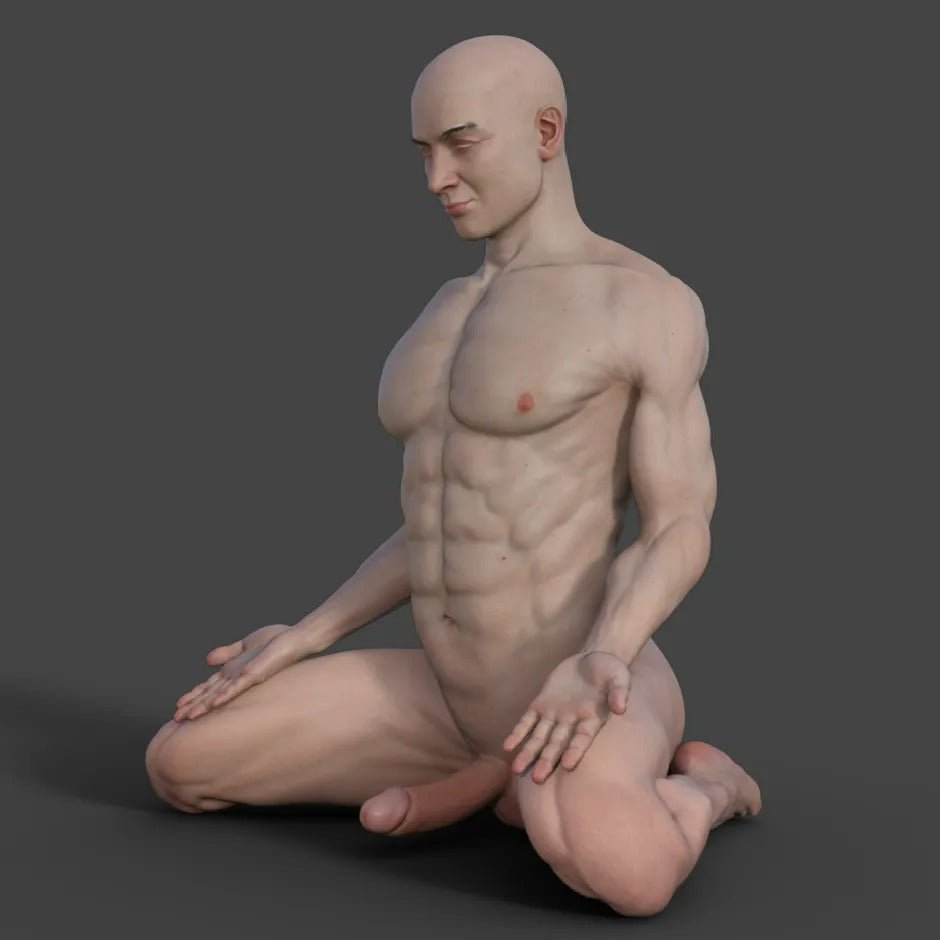 Eddy poses | 3D Printed | Fanart | Unpainted | NSFW Version | Figurine | Figure | Miniature | Sexy |