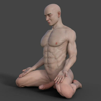 Eddy poses | 3D Printed | Fanart | Unpainted | NSFW Version | Figurine | Figure | Miniature | Sexy |