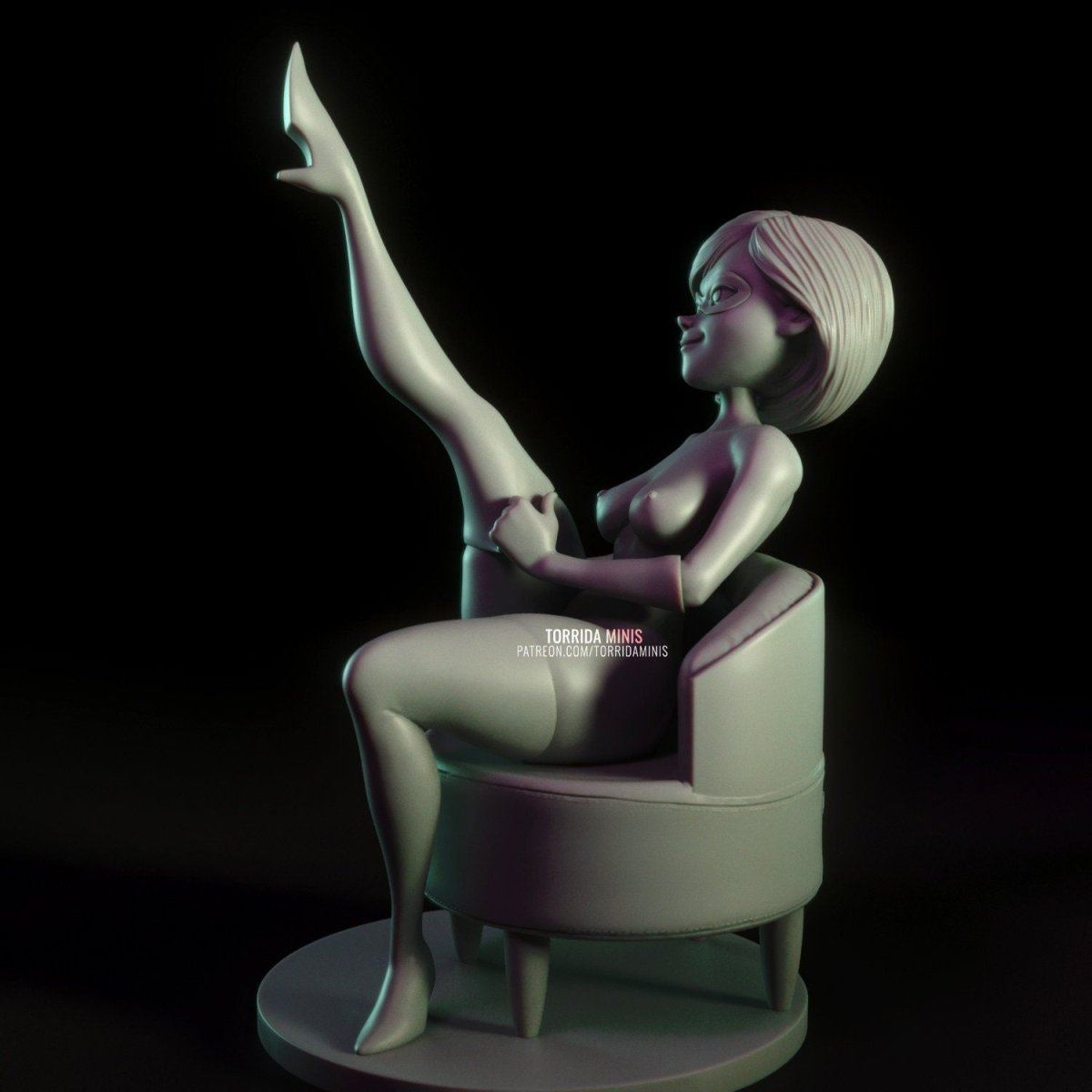 Elastigirl Girl The Incredibles NSFW 3D Printed Fanart