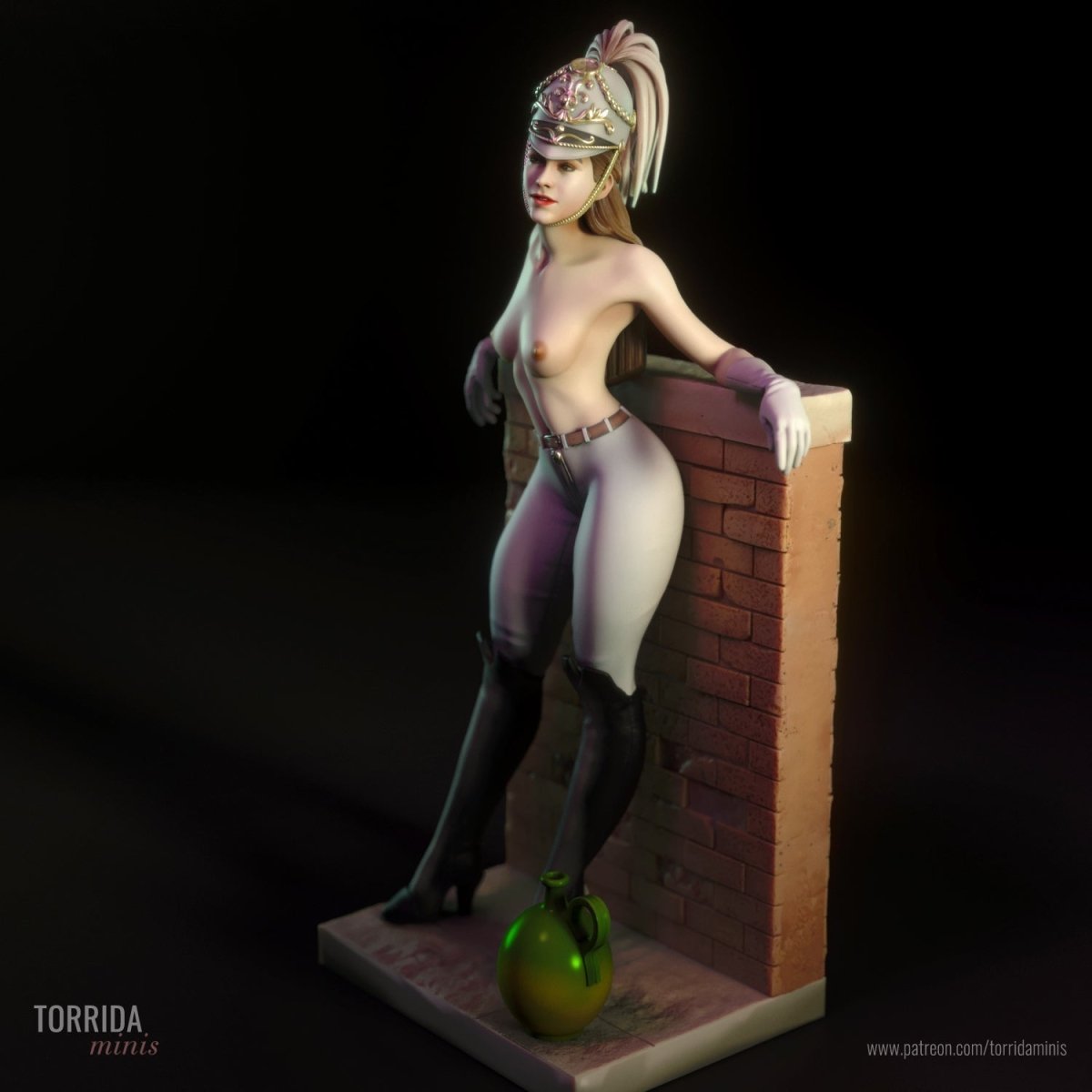 Elis NSFW Resin Figurine, Resin printed miniature by Torrida