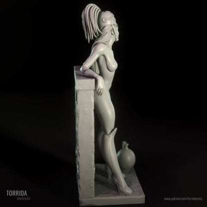 Elis NSFW Resin Figurine, Resin printed miniature by Torrida