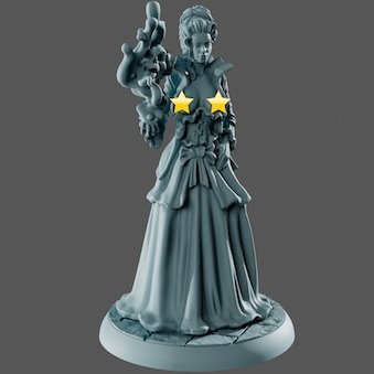 Elisabeth NSFW 3d Printed miniature FanArt by Gaia Miniatures Scaled Collectables Statues & Figurines