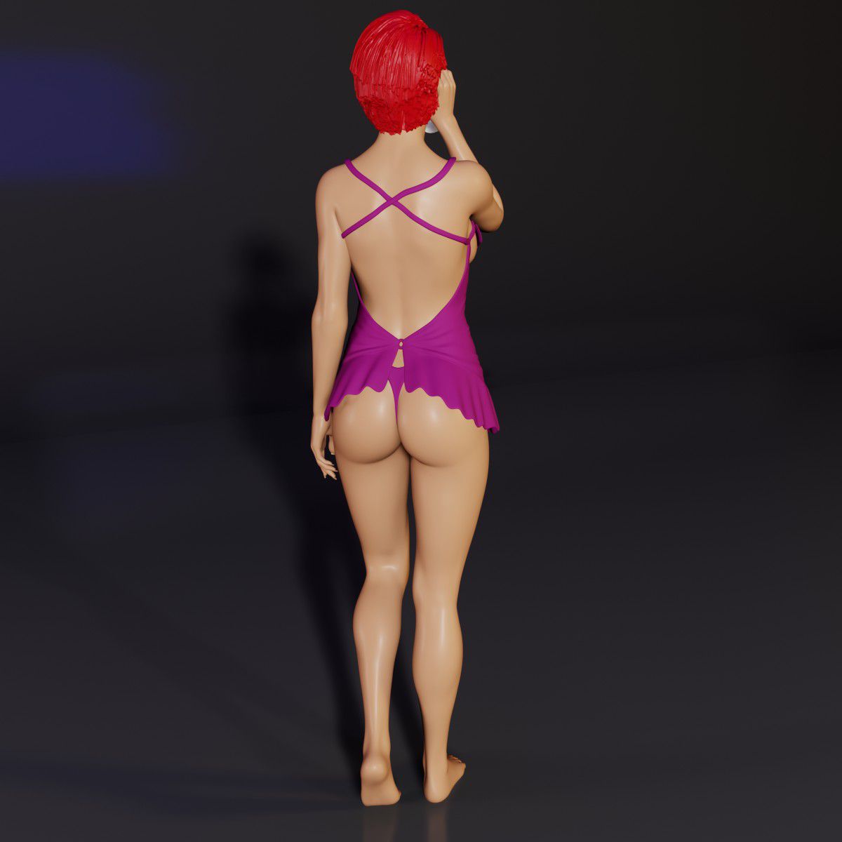 Ellie - Spectator Series | 3D Printed | Fanart | Unpainted | NSFW Version | Figurine | Figure | Miniature | Sexy |