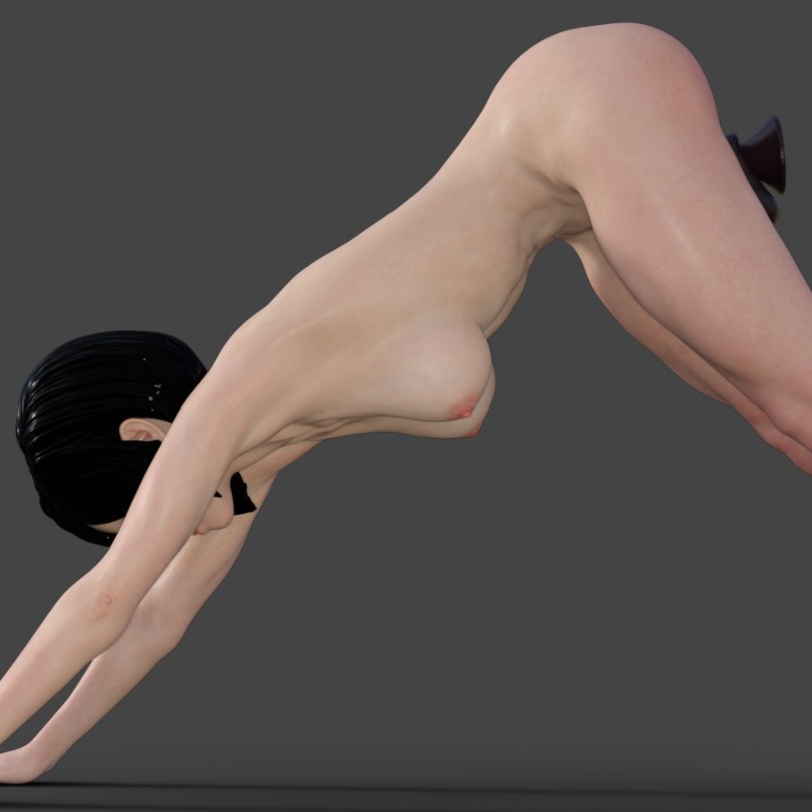 Elsa using dildo during her gymnastics | NSFW 3D Printed Miniature | Fanart | Unpainted by Mister_lo0l