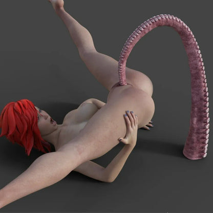 Emmy Tentacles | 3D Printed | Fanart | Unpainted | NSFW Version | Figurine | Figure | Miniature | Sexy |