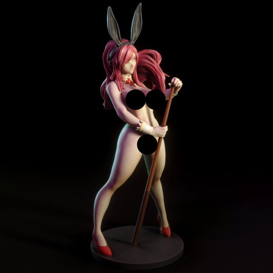 Erza Scarlet anime NSFW 3D Printed figure Fanart