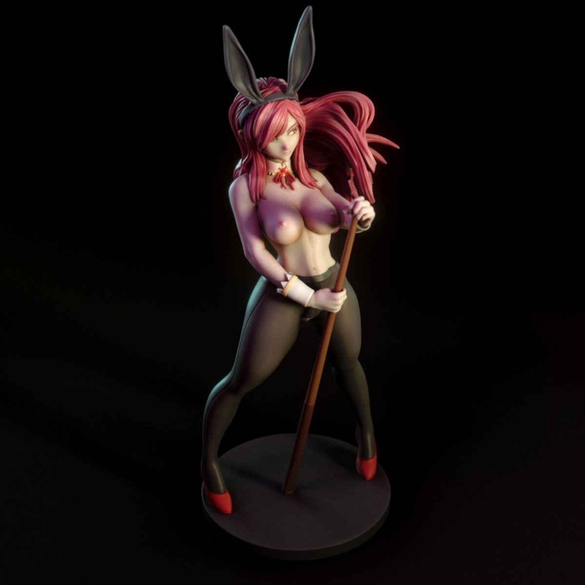 Erza Scarlet anime NSFW 3D Printed figure Fanart