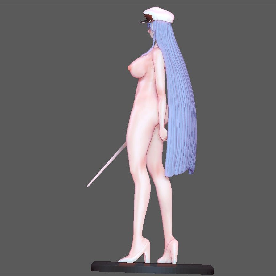 Esdeath NSFW 3D Printed Fanart Anime Figurine Waifu Figure by FIGUREMASTERPINK