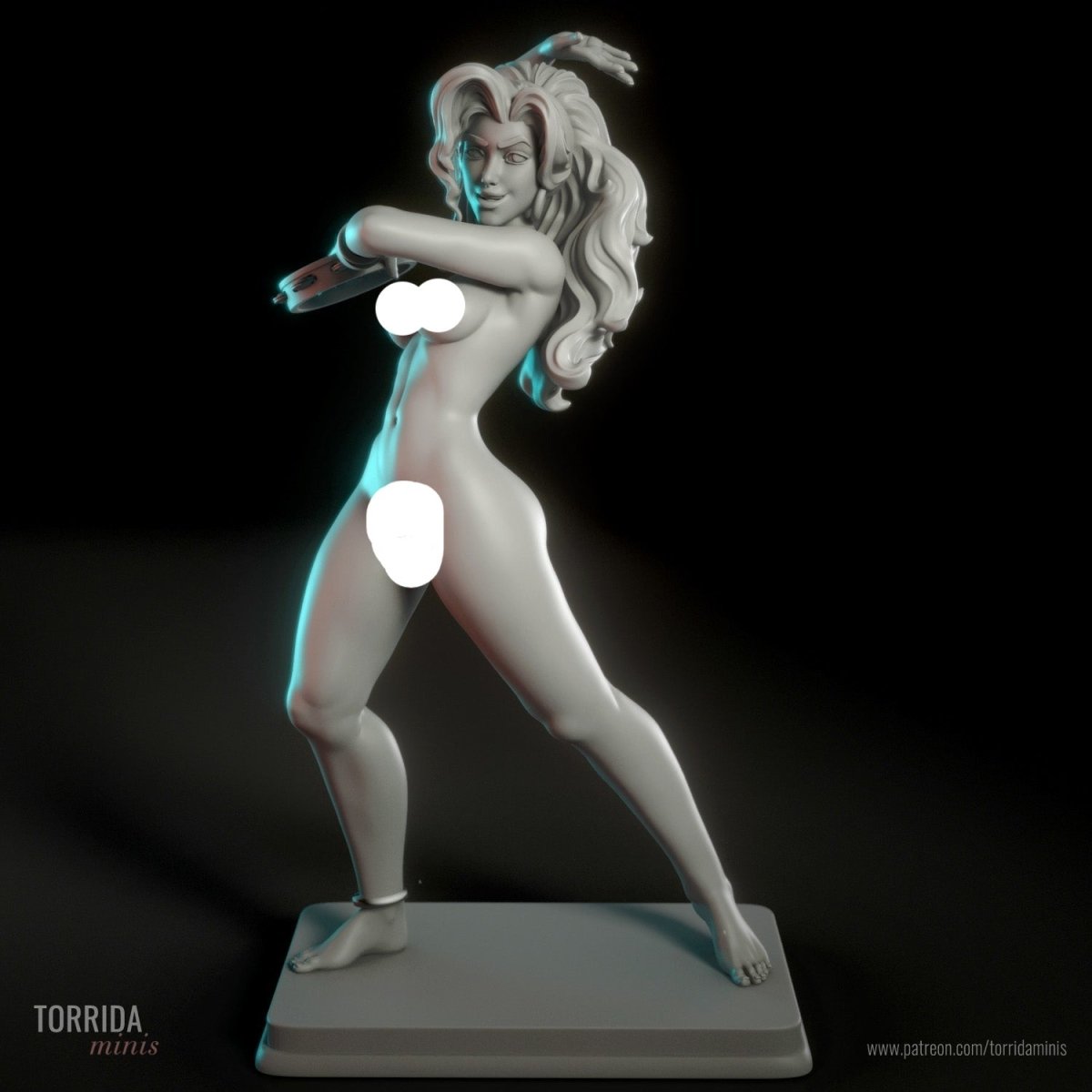 Esmeralda NSFW Resin Figure, Resin printed miniature by Torrida