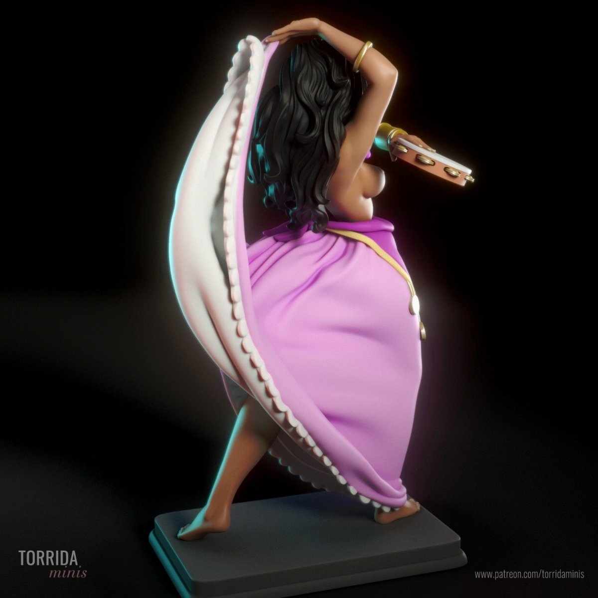 Esmeralda NSFW Resin Figure, Resin printed miniature by Torrida