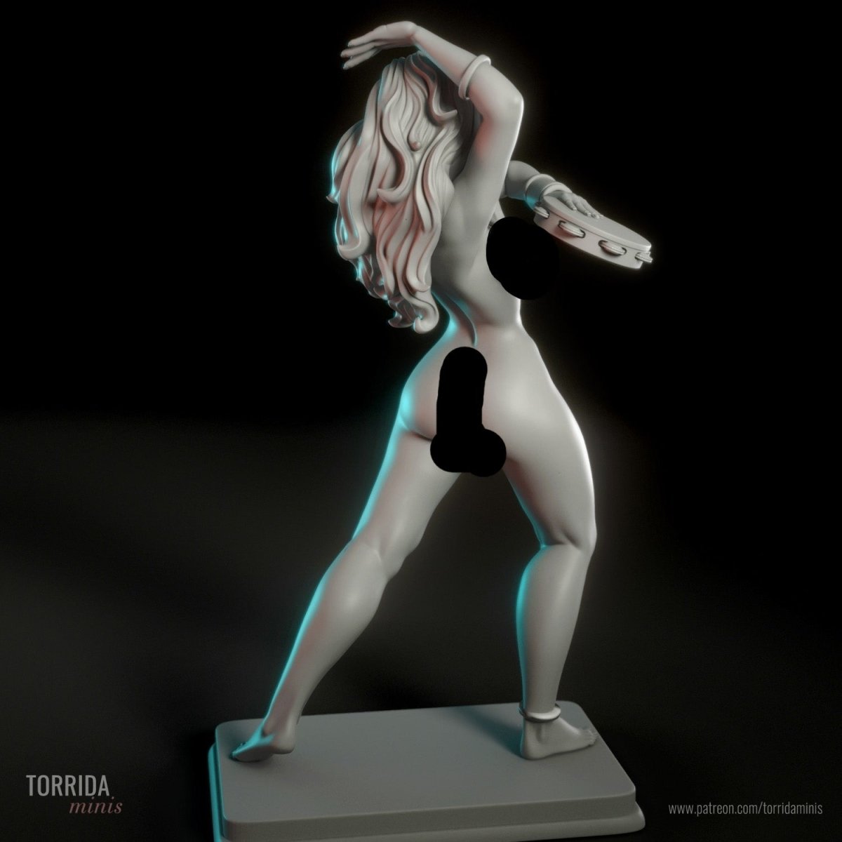 Esmeralda NSFW Resin Figure, Resin printed miniature by Torrida