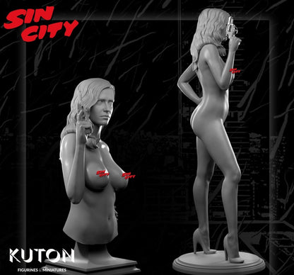 Eva Green NSFW 3d printed Resin Figure Model Kit figurines scale models Fun Art