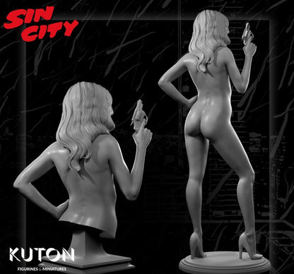 Eva Green NSFW BUST 3d printed Resin Figure Model Kit miniatures scale models Fun Art