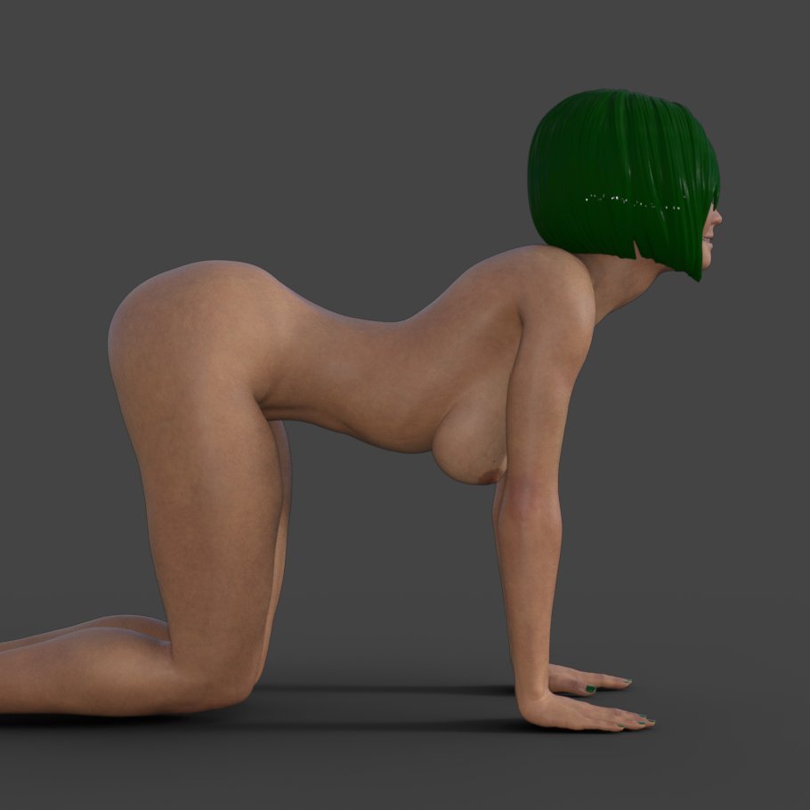 EVY waiting | NSFW 3D Print Figure | Naked | Unpainted by Mister_lo0l