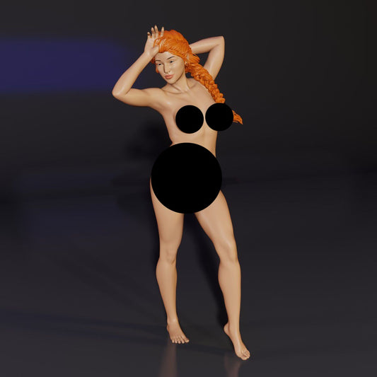Felicity - Club Dress | 3D Printed | Fanart | Unpainted | NSFW Version | Figurine | Figure | Miniature | Sexy |