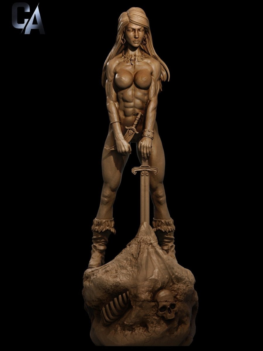 Female Conan NSFW 3D Printed Figurine FunArt by ca_3d_art