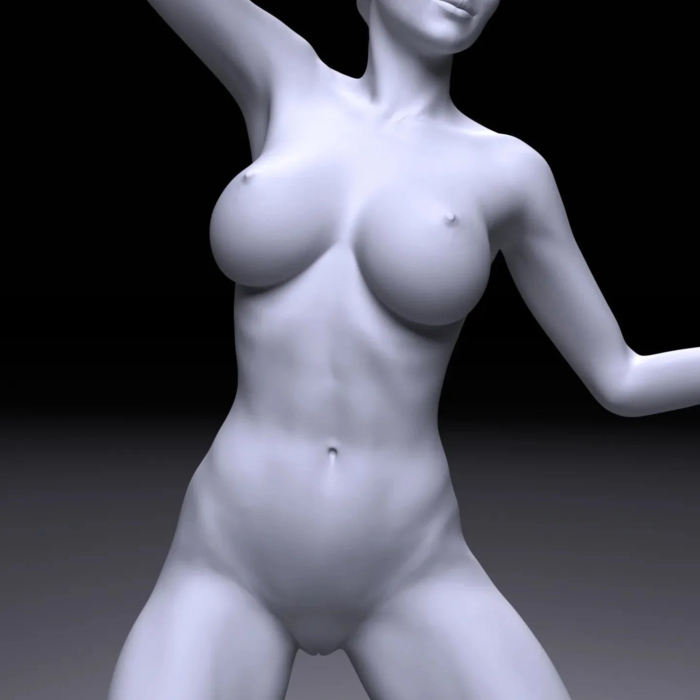 NSFW Resin Miniature French Girl