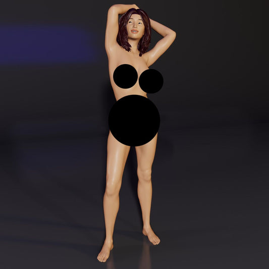 Gabby Nude | 3D Printed | Fanart | Unpainted | NSFW Version | Figurine | Figure | Miniature | Sexy |