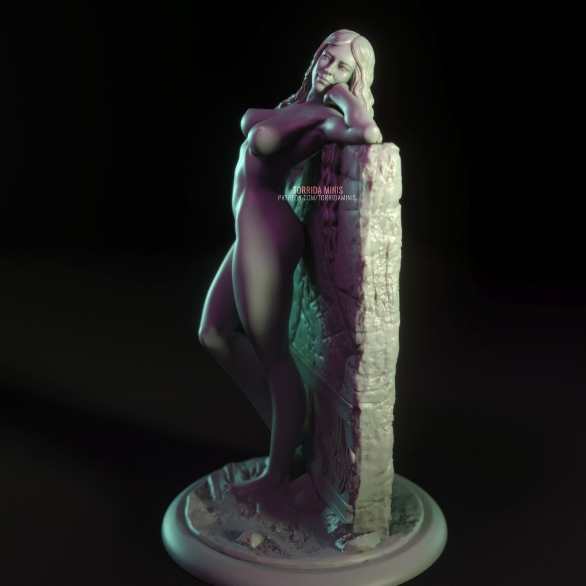 Galadriel NSFW 3D Printed figure Fanart