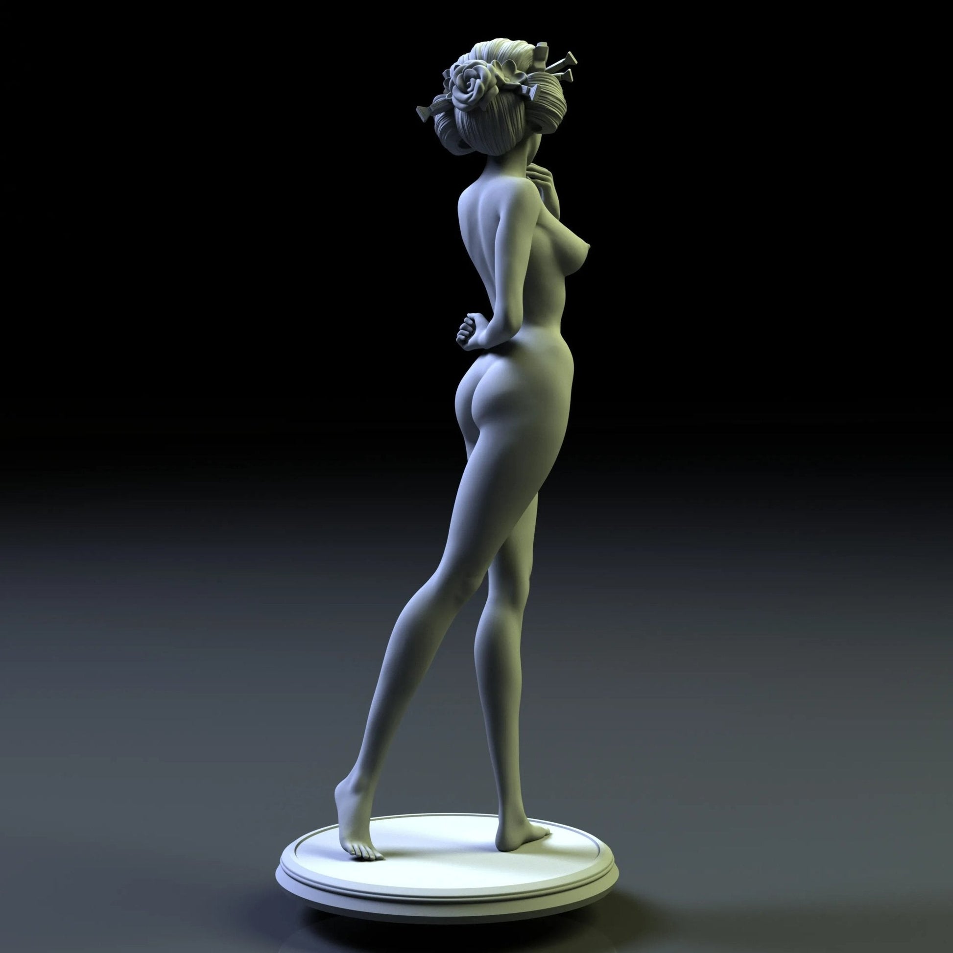 NSFW Resin Miniature Geisha 2 | Funart | NSFW