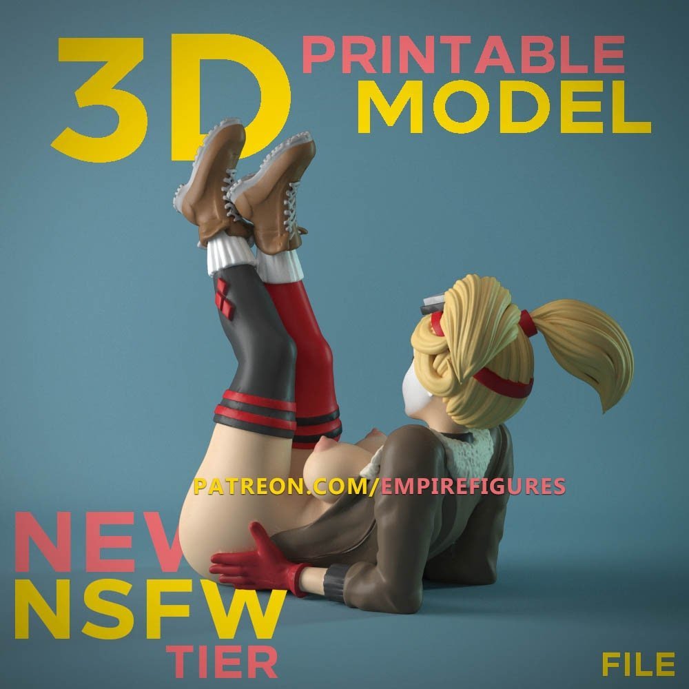 Harley Quinn Batman | NSFW 3D Printed | Fun Art | Unpainted | Figurine –  Threedtreasury 18+ NSFW 3D Printed Resin Miniatures