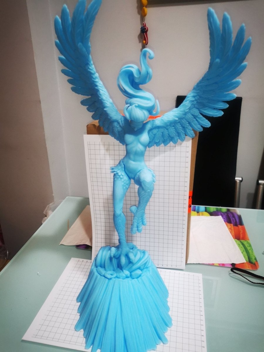 Harpy NSFW 3D Printed Fanart Unpaintedby