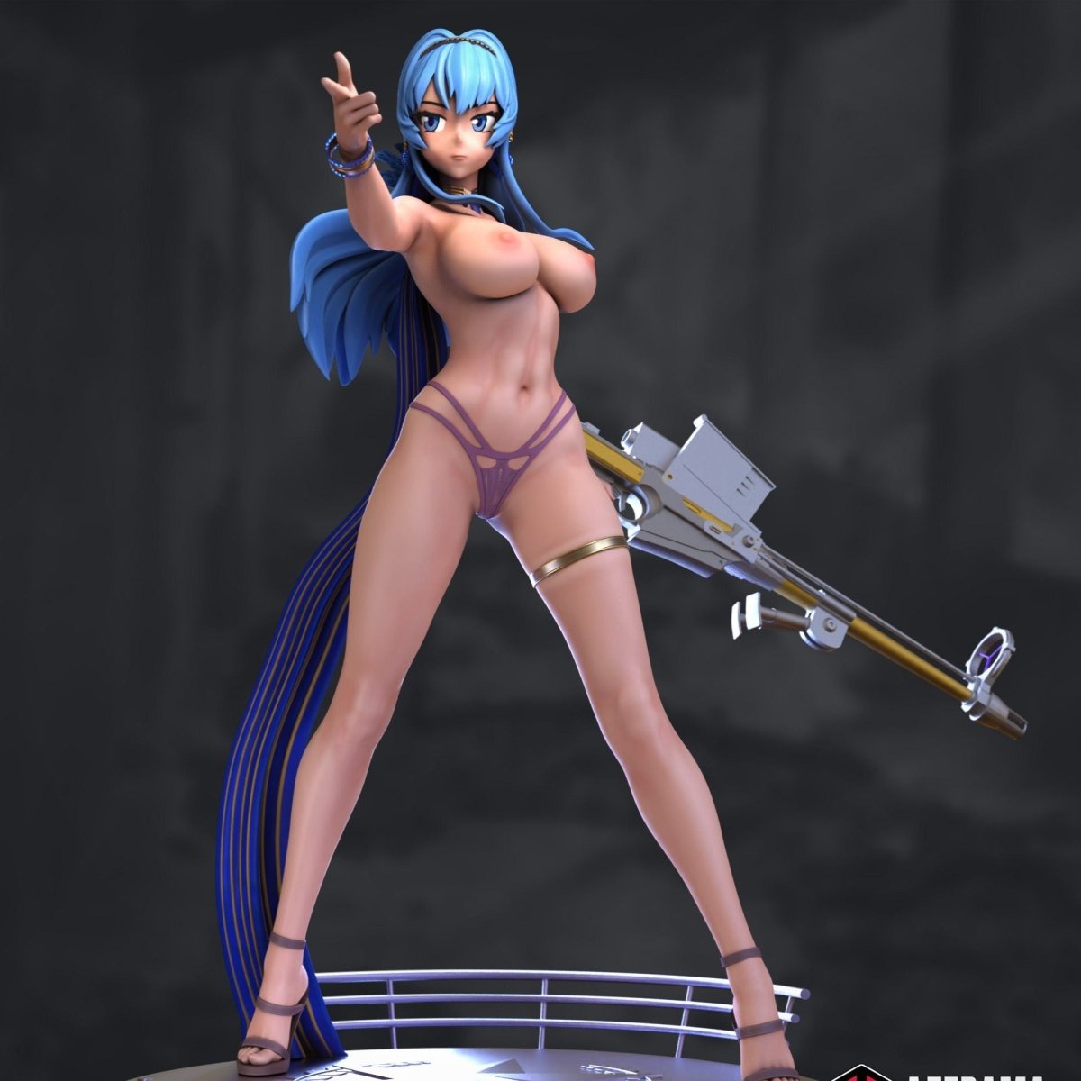 Helm NSFW 3d Printed Resin Figurines Model Kit Collectable Fanart DIY by Azerama