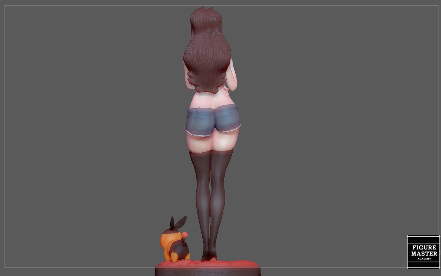 Hilda NSFW 3D gedruckte Fanart Anime Figur Waifu Figur von FIGUREMASTERPINK