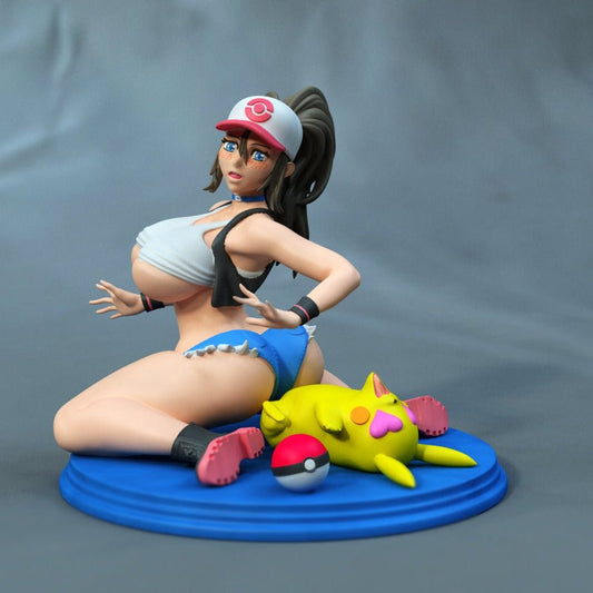 Hilda NSFW 3D Printed Miniature FunArt by EXCLUSIVE 3D PRINTS Scale Models Unpainted