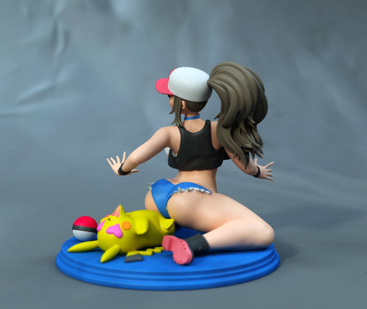Hilda NSFW 3D Printed Miniature FunArt by EXCLUSIVE 3D PRINTS Scale Models Unpainted